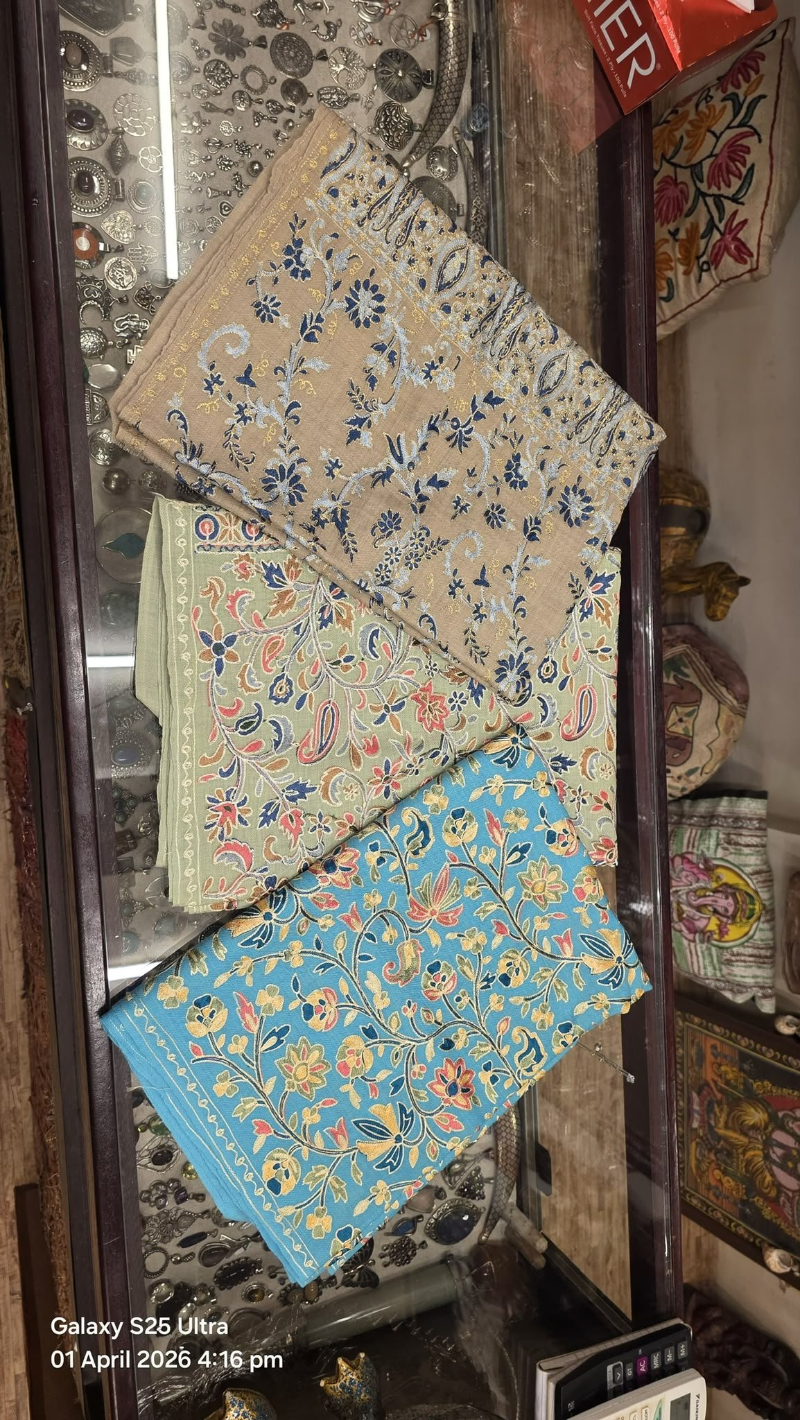 Royal Kashmir Pashmina Scarf (Style 12)